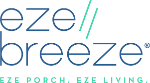 image shows eze breeze logo on diypatiowindows.com website for eze breeze 4Track Sliding Vinyl Windows